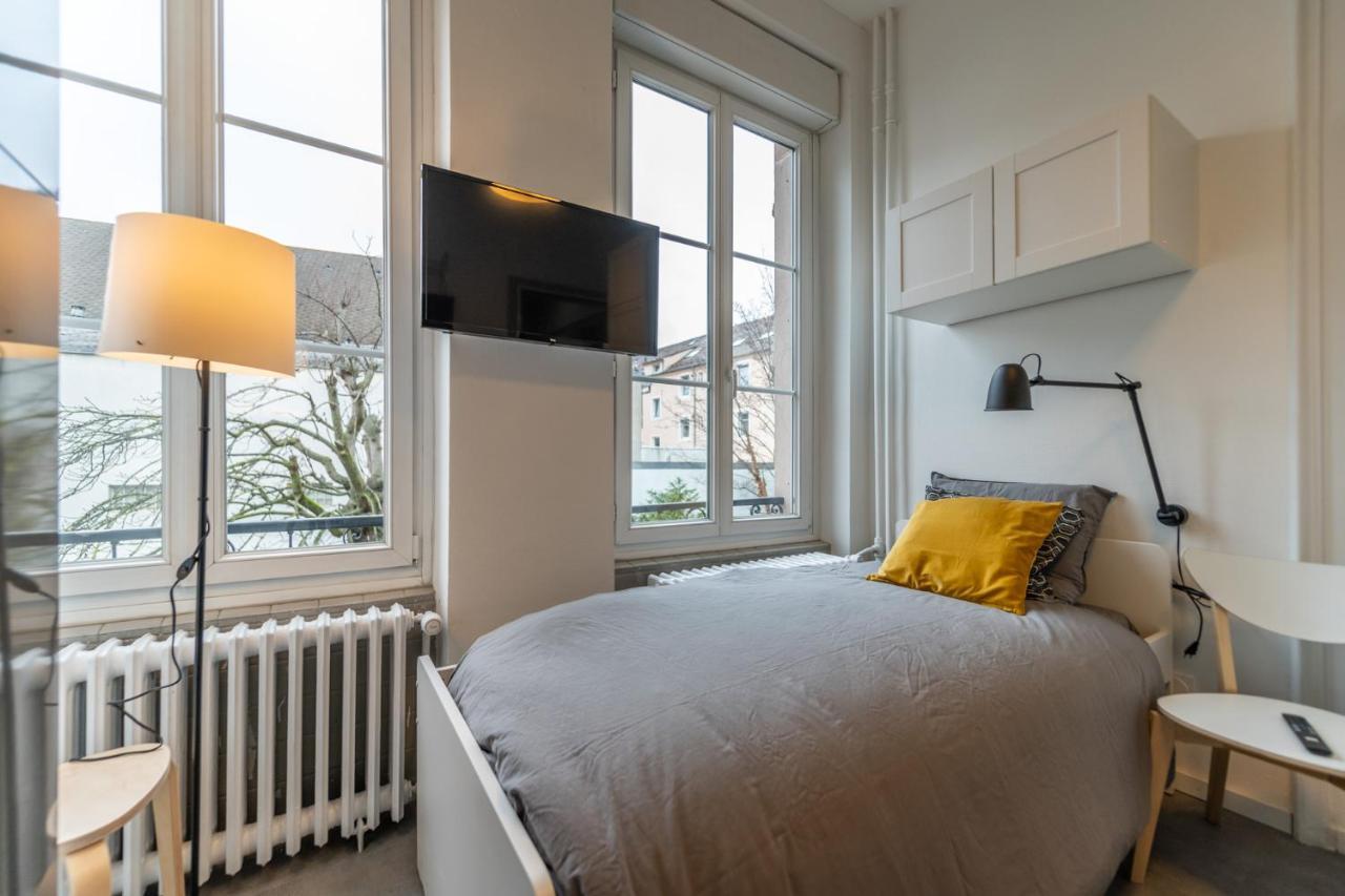 Le Schuman - Suites En Hyper Centre - Gare - Fibre - Rbnb - Mulhouse Bagian luar foto