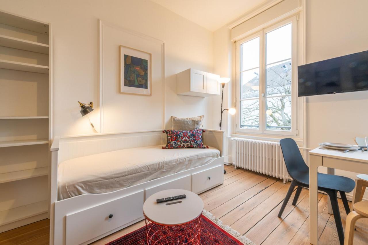 Le Schuman - Suites En Hyper Centre - Gare - Fibre - Rbnb - Mulhouse Bagian luar foto